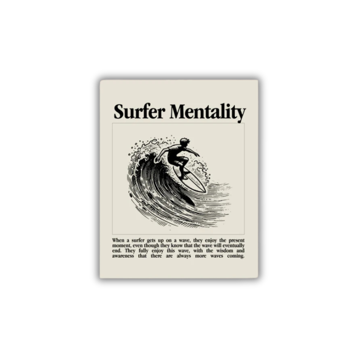 Surfer Mentality Poster