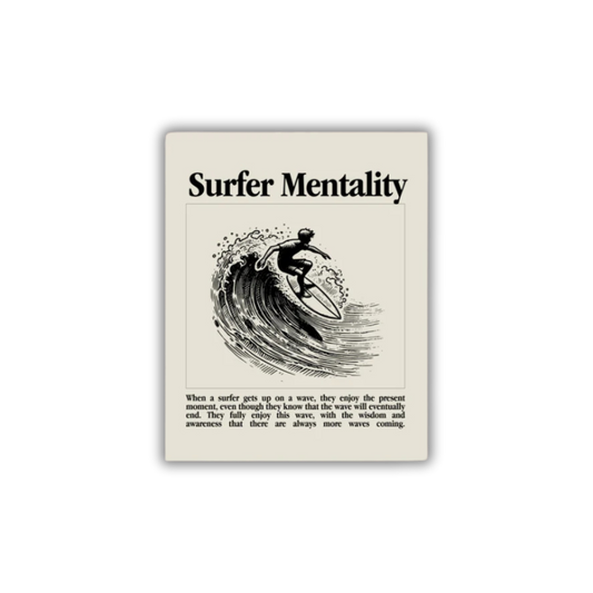 Surfer Mentality Poster