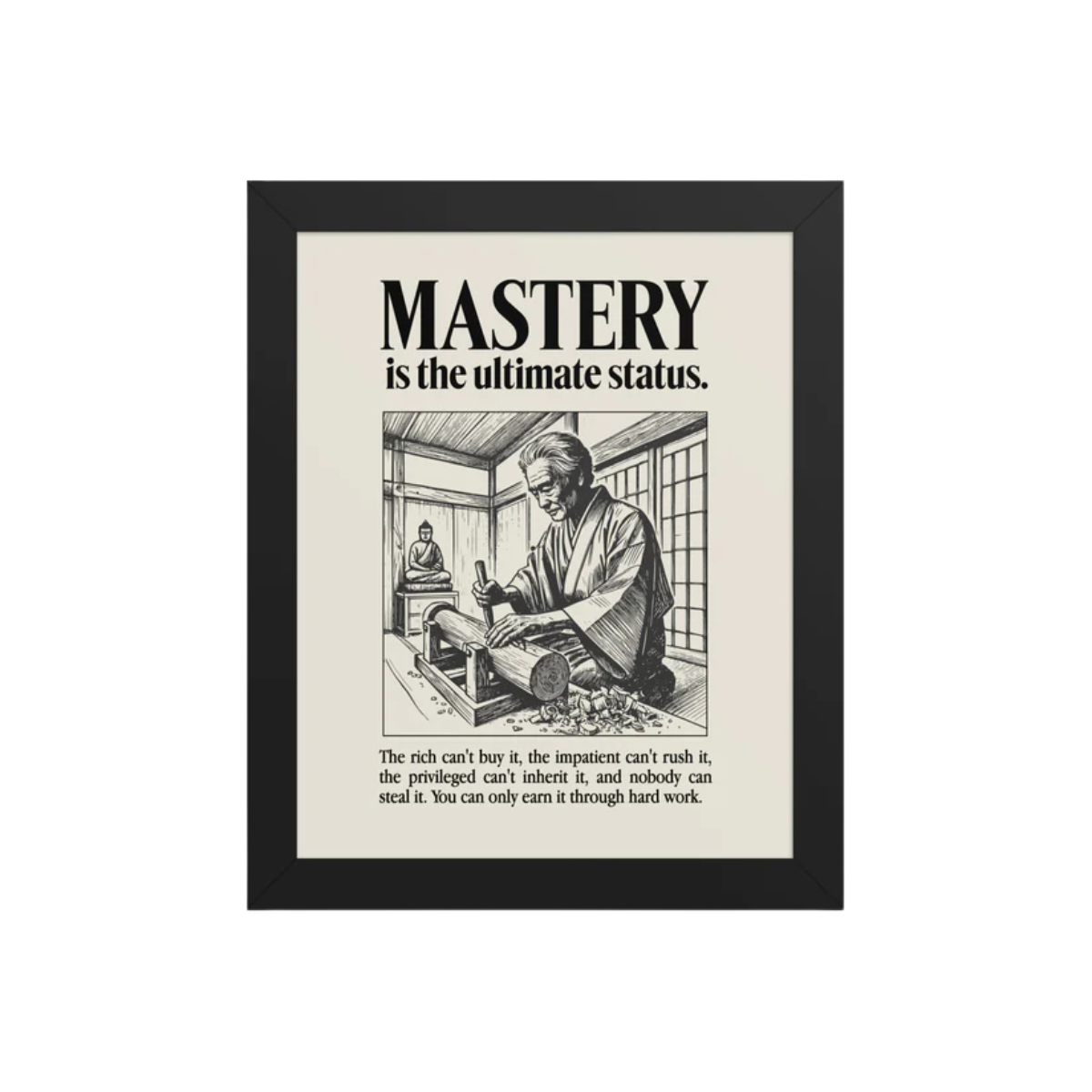 Mastery Framed poster